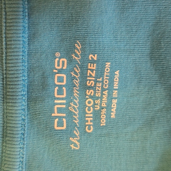 4 Chico's Cotton Shirts - Picture 8 of 9